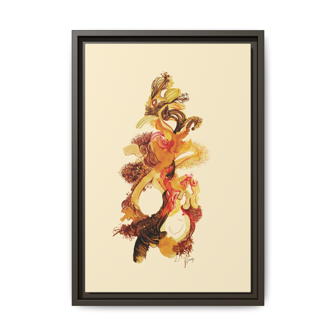 Carried canvas print by ElizhV