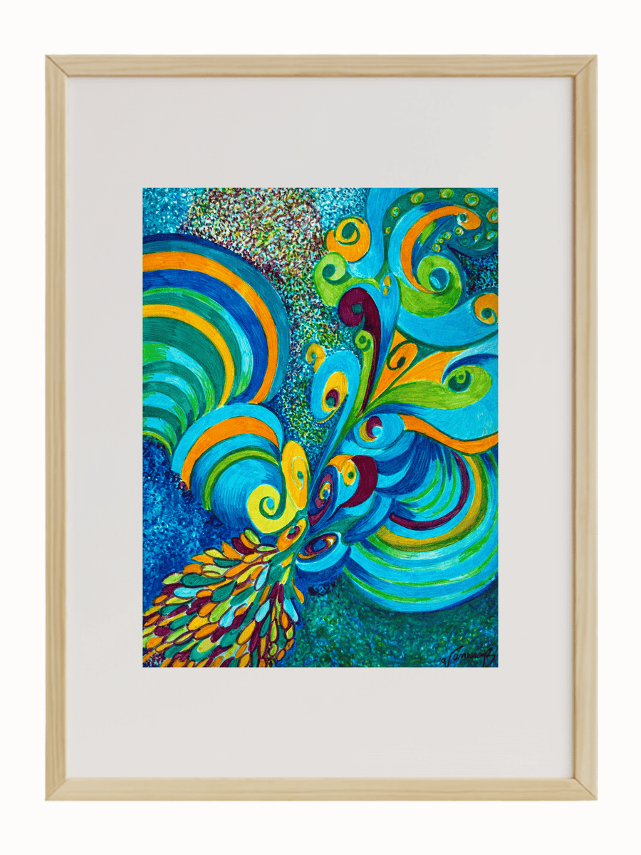 Iridescent, original artwork by ElizhV